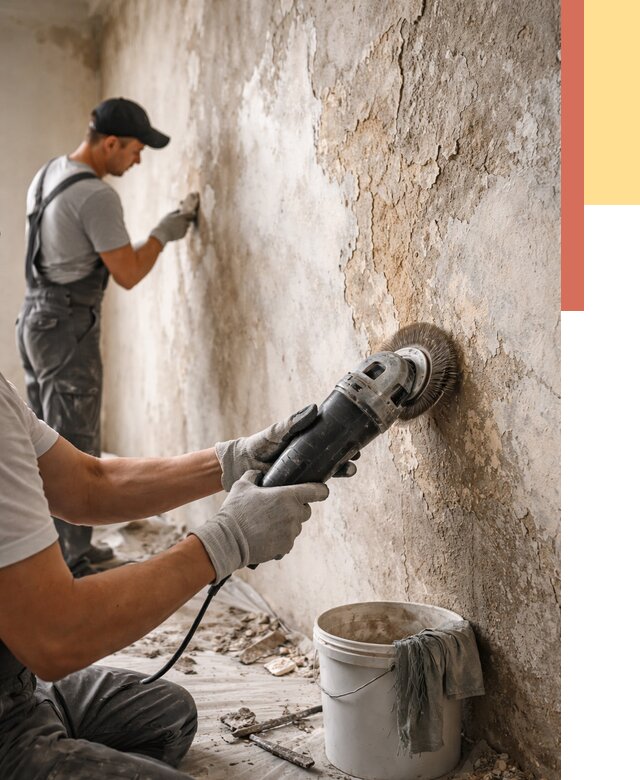 Снятие и удаление краски со стен в Нерюнгри от 2281 руб. — ОТДЕЛОЧНИК-Нрю