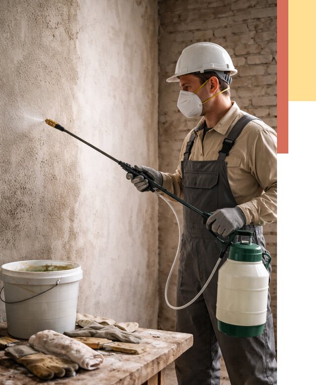 Антисептическая обработка стен в Нерюнгри от 1303 руб. — быстро и недорого | ОТДЕЛОЧНИК-Нрю