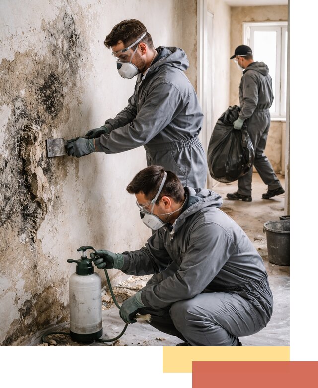 Удаление плесени со стен профессионально в Нерюнгри