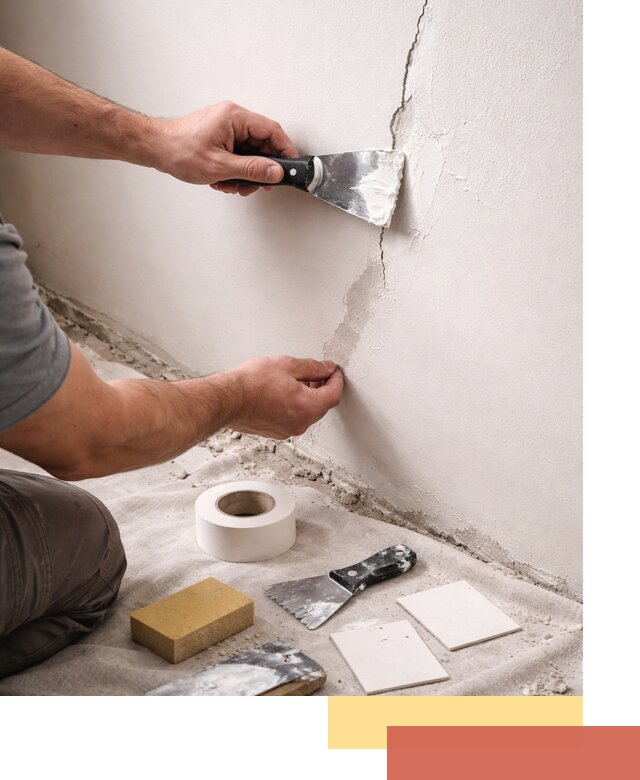 Заделка трещин и сколов в стенах и потолках в Нерюнгри