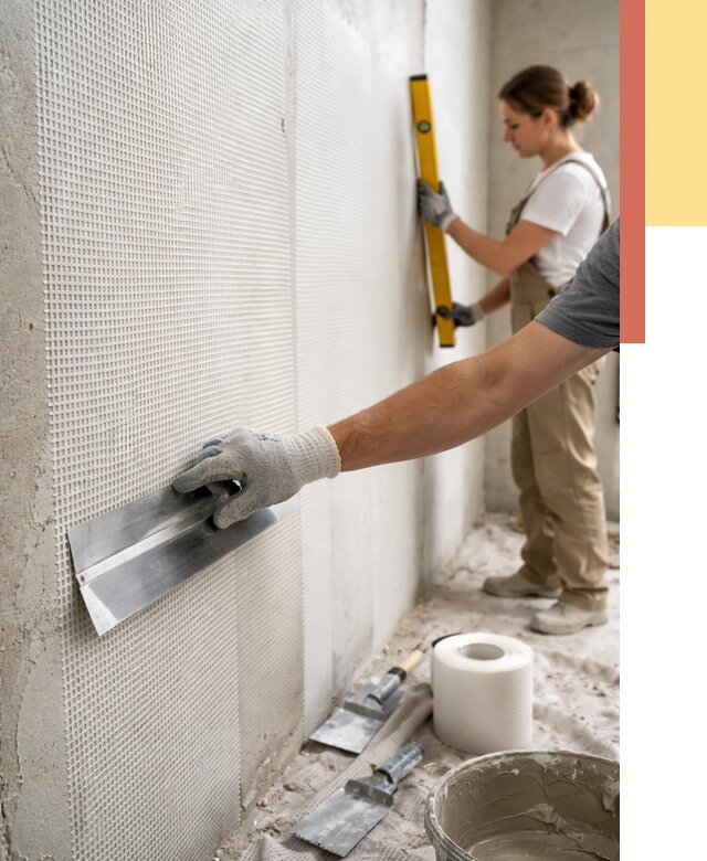 Армирование стен стеклосеткой в Нерюнгри от 3475 руб. под ключ | ОТДЕЛОЧНИК-Нрю