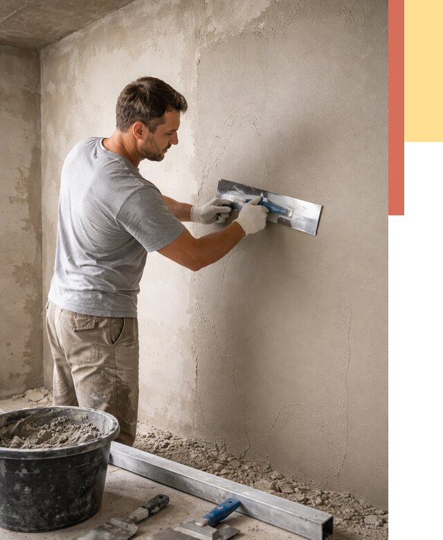 Штукатурка стен без маяков в Нерюнгри от 7819 руб/м2 — услуги и цена | ОТДЕЛОЧНИК-Нрю