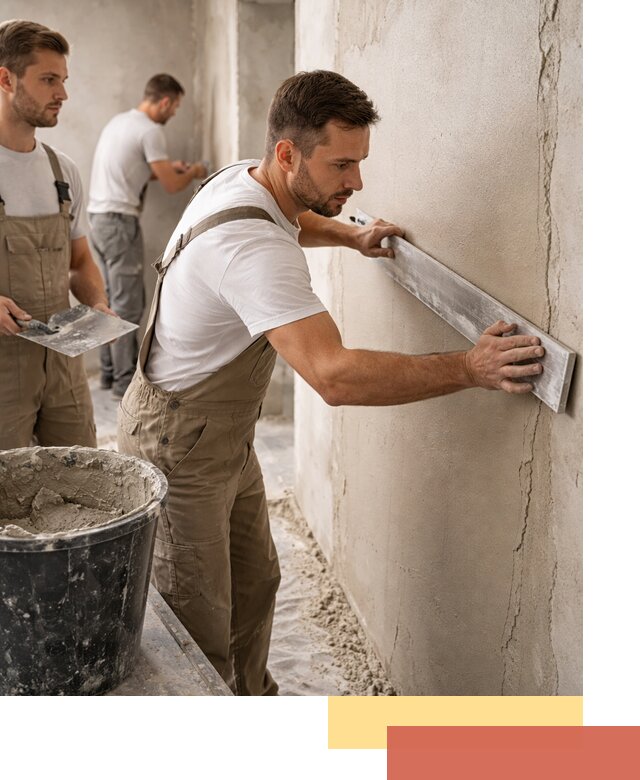 Штукатурка стен без маяков в Нерюнгри быстро и качественно