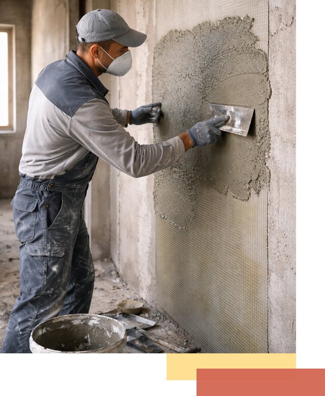 Штукатурка стен по сетке в Нерюнгри под ключ качественно и быстро