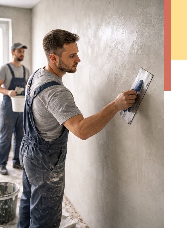 Глянцевание штукатурки стен в Нерюнгри от 8145 руб. — услуги и затирка | ОТДЕЛОЧНИК-Нрю