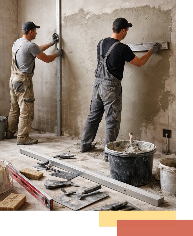 Профессиональная штукатурка стен под плитку в Нерюнгри