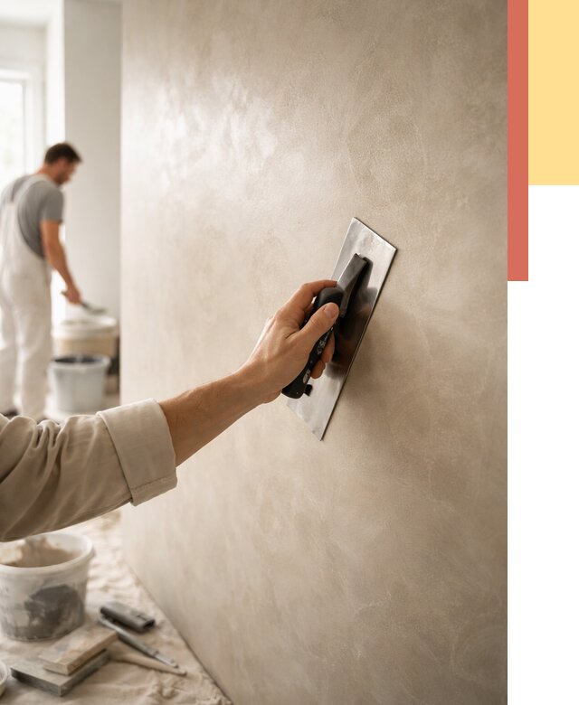 Венецианская штукатурка в Нерюнгри от 3801 руб/м² — нанесение стен под ключ | ОТДЕЛОЧНИК-Нрю