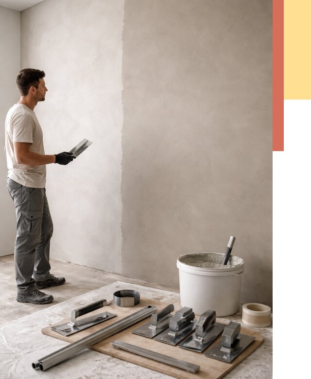 Нанесение микроцемента на стены в Нерюнгри от 3475 руб./м2 под ключ | ОТДЕЛОЧНИК-Нрю