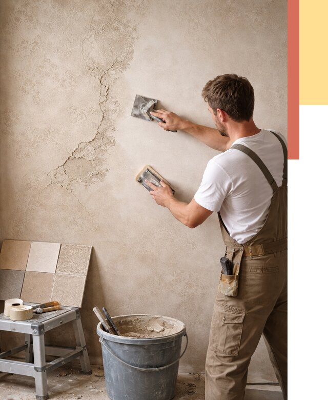 Ремонт декоративной штукатурки в Нерюнгри от 4887 руб. под ключ | ОТДЕЛОЧНИК-Нрю