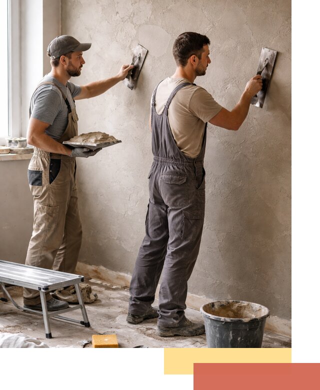 Ремонт декоративной штукатурки и восстановление фактуры в Нерюнгри