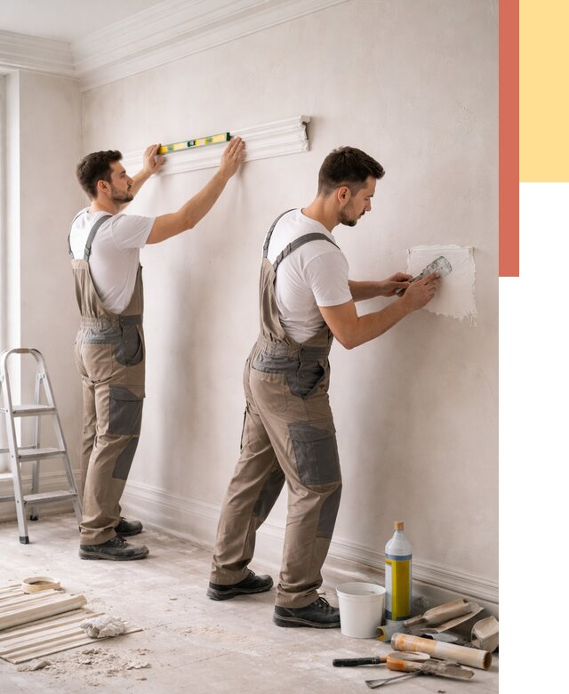 Монтаж лепнины на стены в Нерюнгри от 4887 руб. — недорого, быстро | ОТДЕЛОЧНИК-Нрю