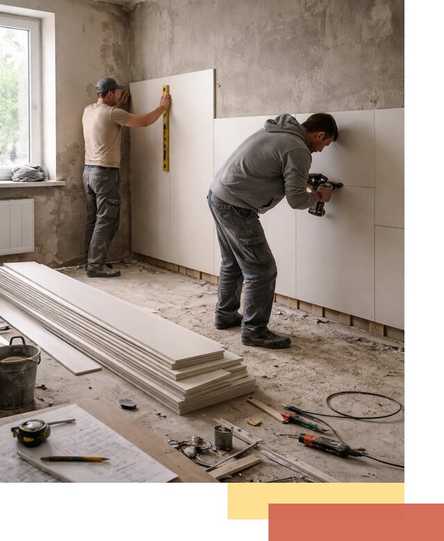 Монтаж ПВХ панелей на стены в Нерюнгри качественно и быстро