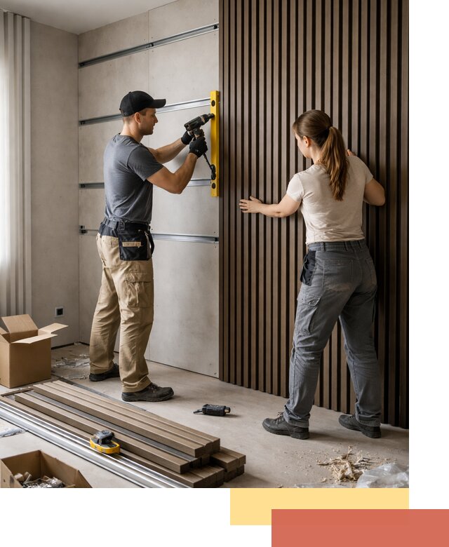 Монтаж реечных панелей на стены в Нерюнгри