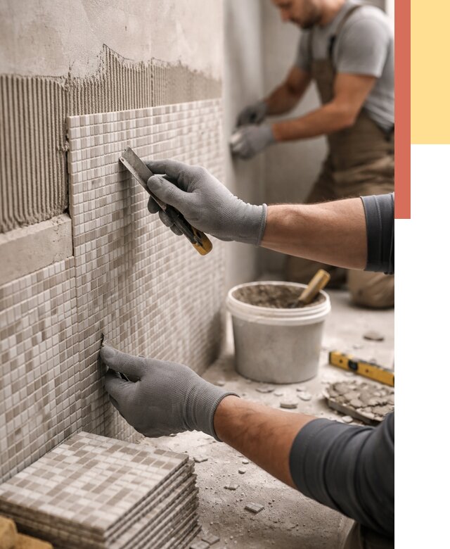 Облицовка стен мозаикой в Нерюнгри от 3475 руб/м2 — укладка мозаики на стены | ОТДЕЛОЧНИК-Нрю