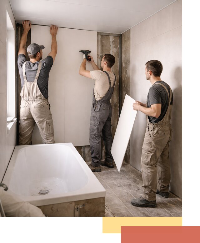 Отделка ванной панели ПВХ профессионально в Нерюнгри