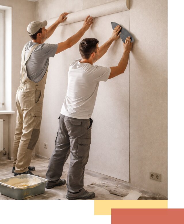 Поклейка виниловых обоев в Нерюнгри профессионально и качественно