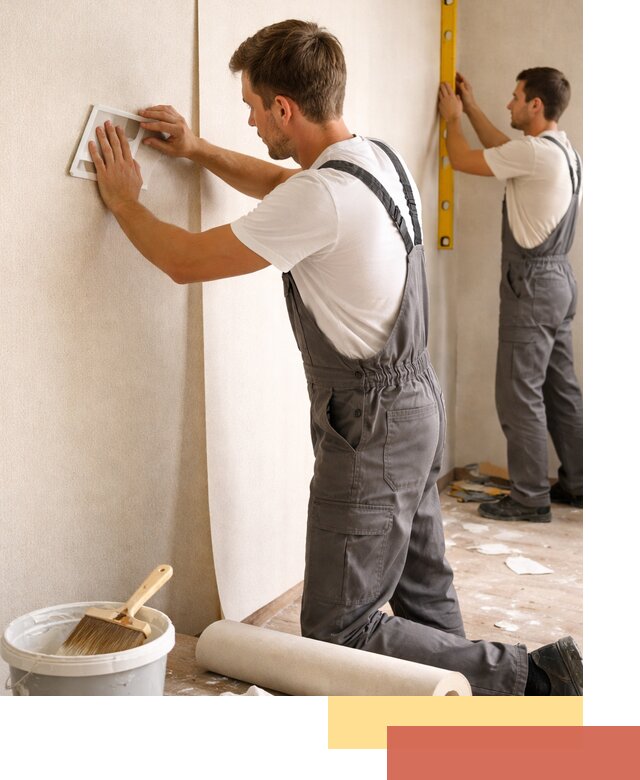 Поклейка бумажных обоев в Нерюнгри качественно и недорого