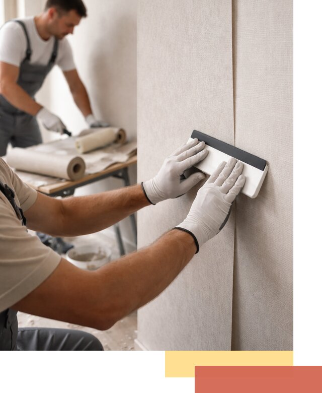 Поклейка обоев под покраску в Нерюнгри профессионально и быстро