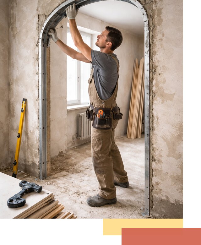 Устройство арочного проема в Нерюнгри под ключ