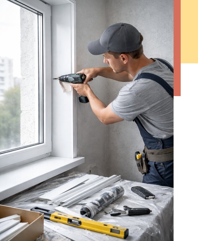 Установка пластиковых откосов в Нерюнгри от 2444 руб. | ОТДЕЛОЧНИК-Нрю монтаж, быстро и недорого