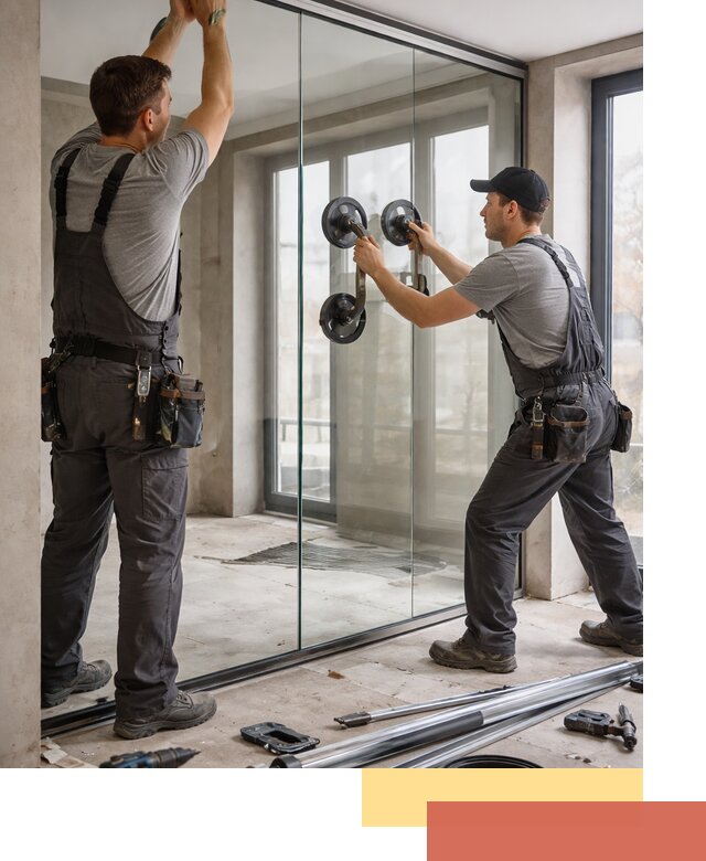 Цельностеклянные перегородки под ключ в Нерюнгри