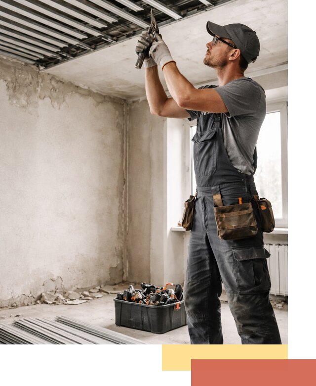 Демонтаж реечного потолка в Нерюнгри быстро и аккуратно