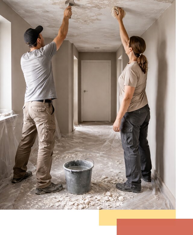 Удаление побелки с потолка в Нерюнгри — быстро и аккуратно