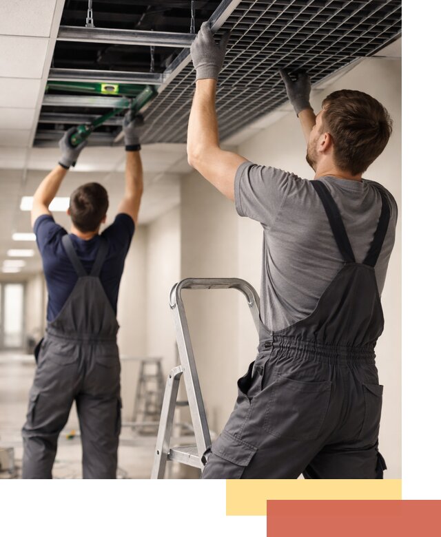 Монтаж потолка Грильято в Нерюнгри: установка под ключ качественно