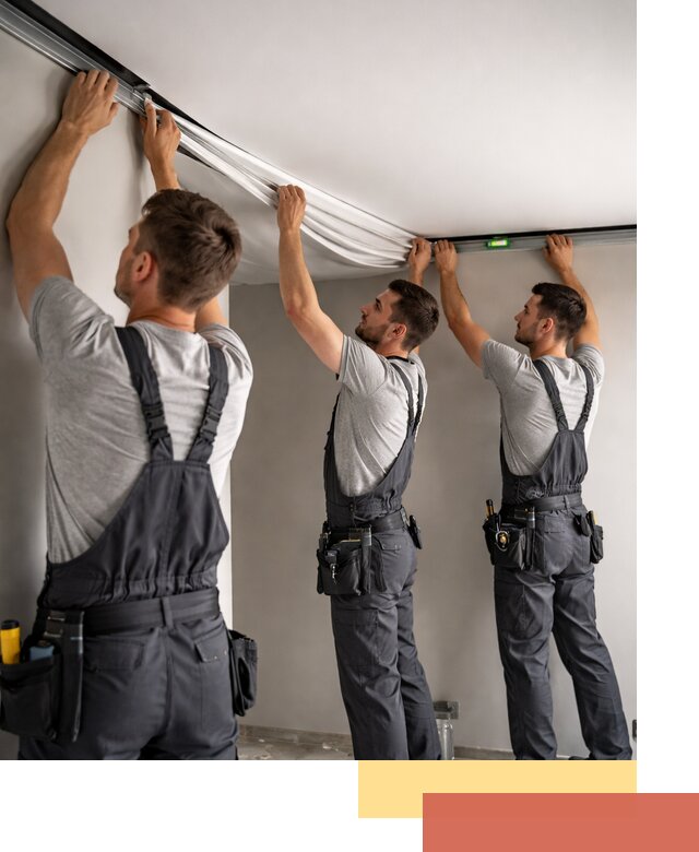 Теневые натяжные потолки в Нерюнгри: монтаж и отделка быстро и качественно