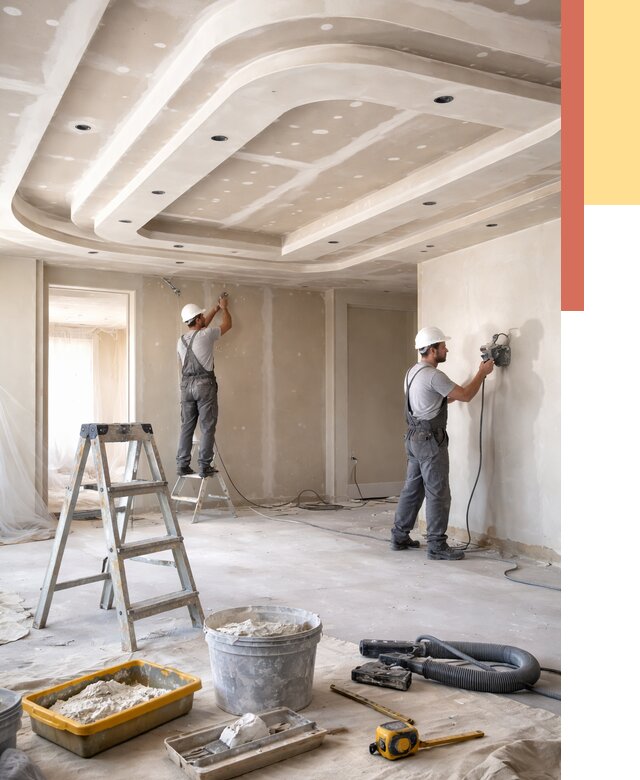 Многоуровневый потолок из гипсокартона в Нерюнгри от 815 руб. под ключ | ОТДЕЛОЧНИК-Нрю