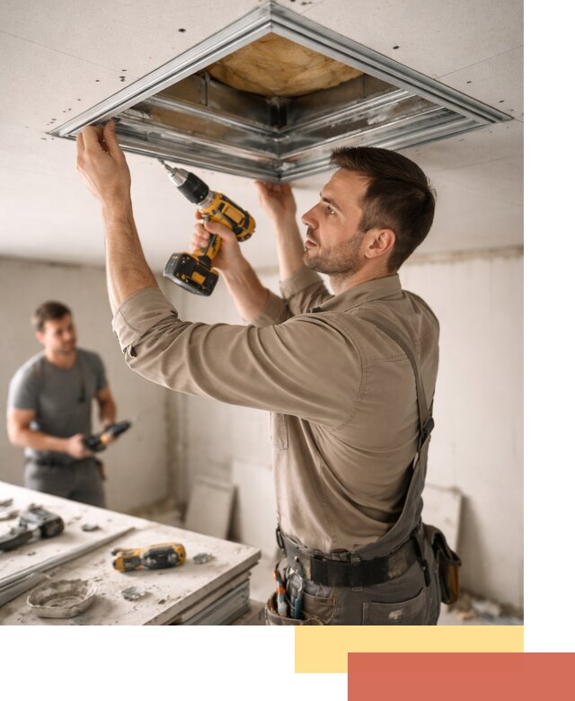 Монтаж люка в потолок из ГКЛ в Нерюнгри