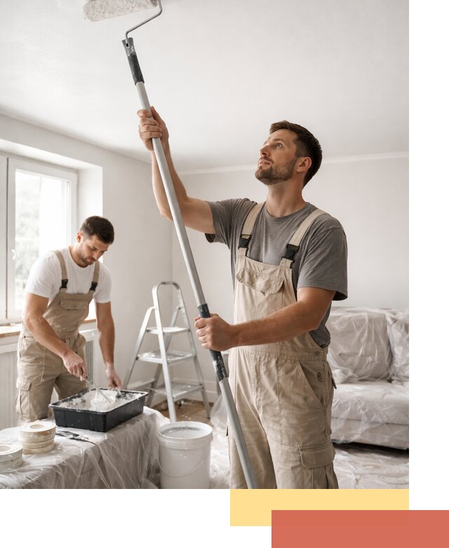 Покраска потолка водоэмульсионной краской в Нерюнгри