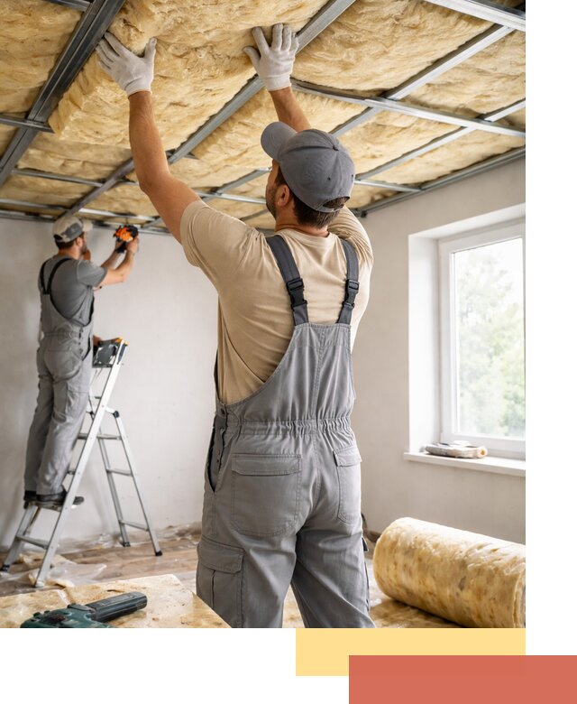 Утепление потолка под ключ в Нерюнгри качественно и быстро