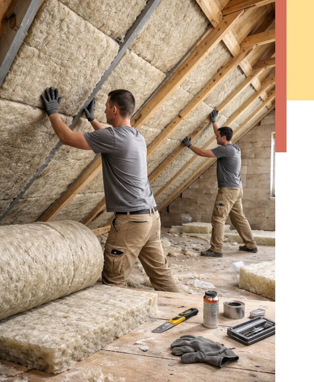 Утепление потолка минватой в Нерюнгри от 1575 руб. — быстро и недорого | ОТДЕЛОЧНИК-Нрю